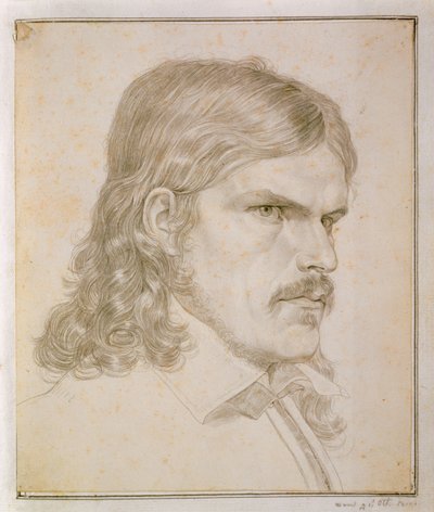 Portrait of Friedrich Ruckert, 1816 by Samuel Amsler